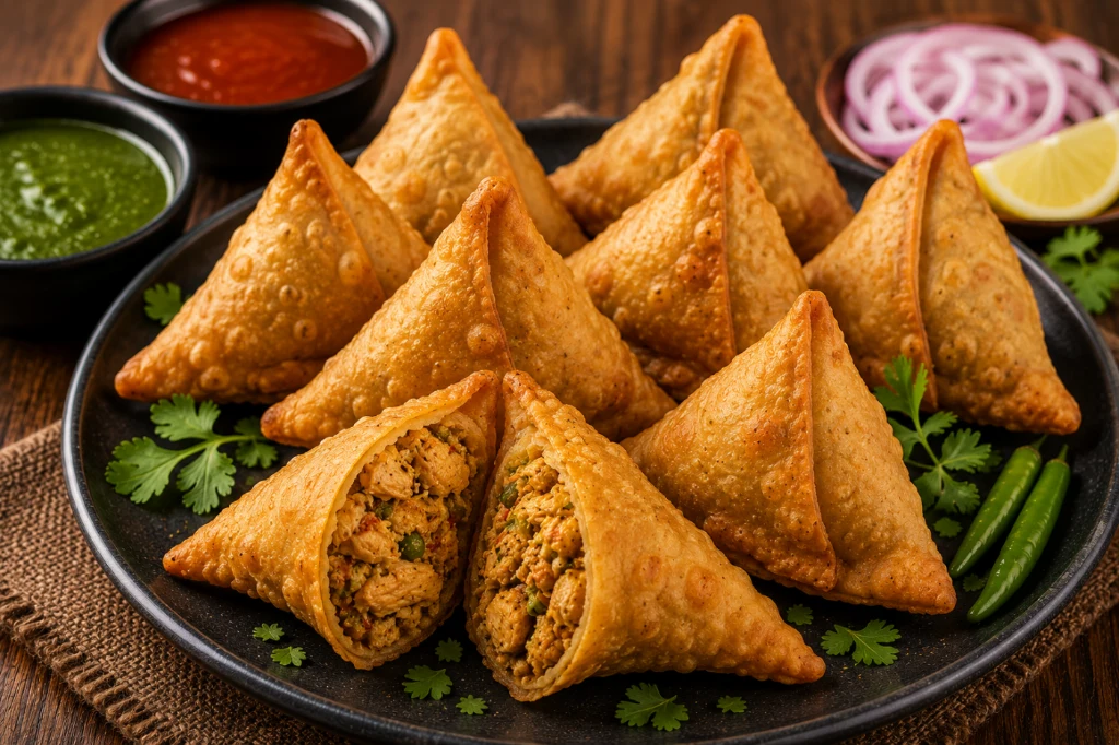 Chicken Samosa / Tavuklu Üçgen Samosa