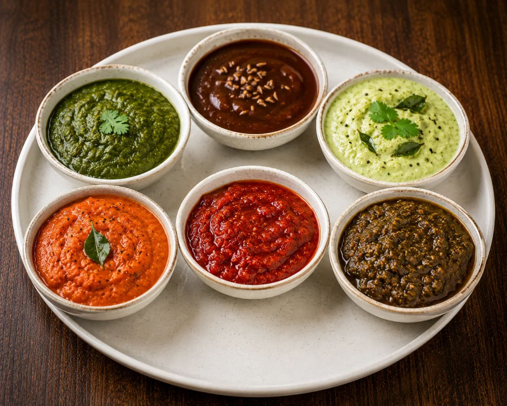 Assorted Chutneys / Çeşitli Soslar