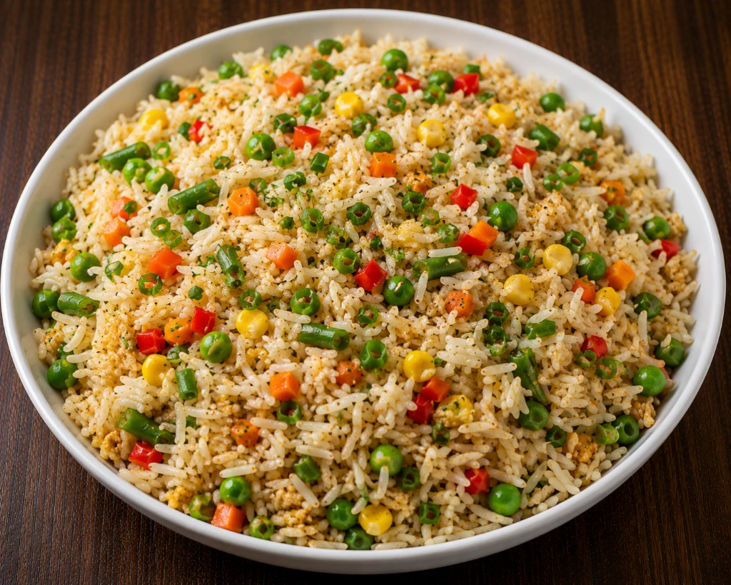 Veg Fried Rice / Kızartma Sebzeli Pilav